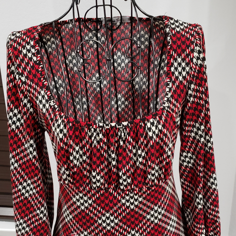 Checkered Pattern Top
